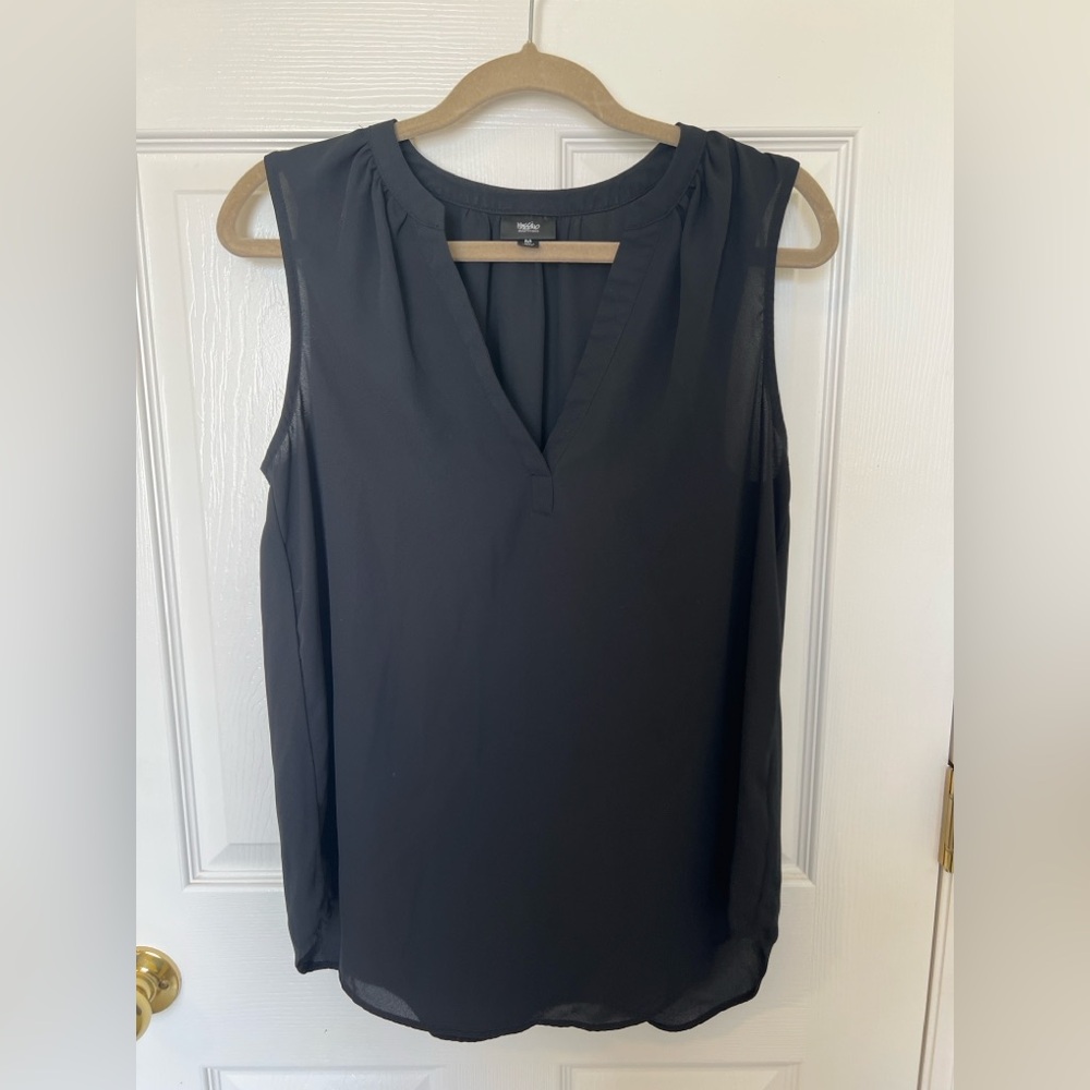 Mossimo Black Sleeveless Blouse Women’s Medium